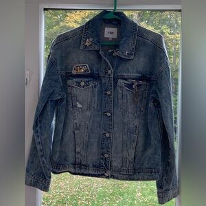 YMI Jeans USA 100% cotton jean jacket new never worn optional cute pins